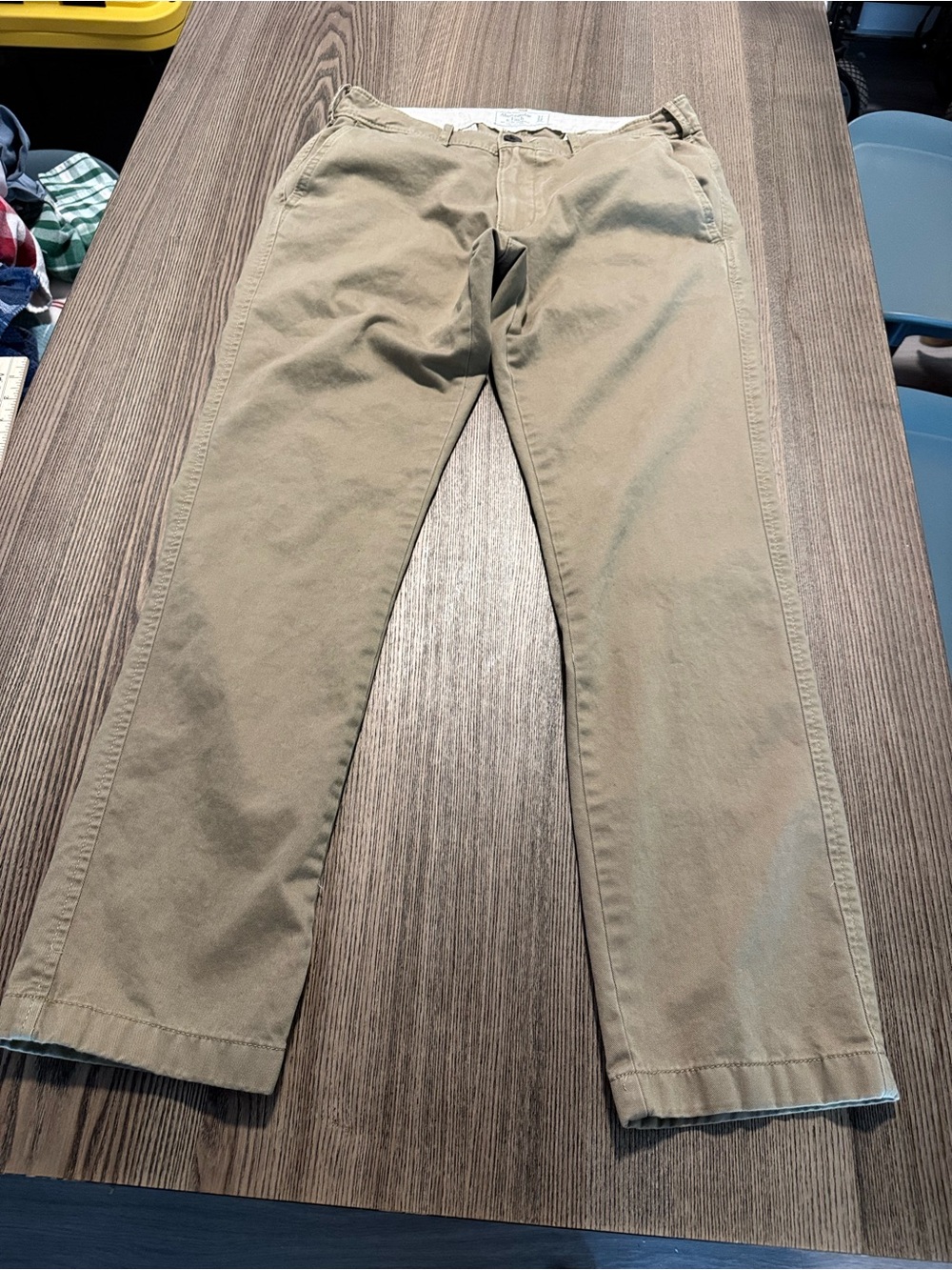 Abercrombie & Fitch Tan Men's Chino Pants